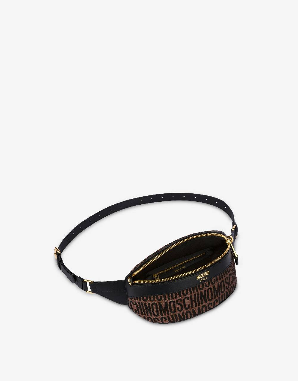 Love Moschino Marsupio in nylon Allover Logo Vendita