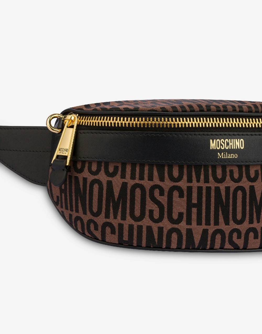 Love Moschino Marsupio in nylon Allover Logo Vendita