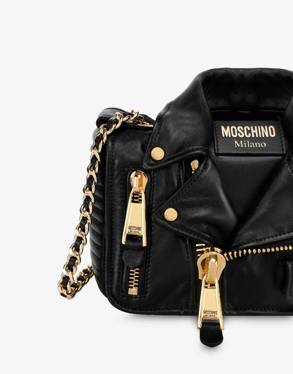 Love Moschino Biker Bag in nappa Fino Al -60%