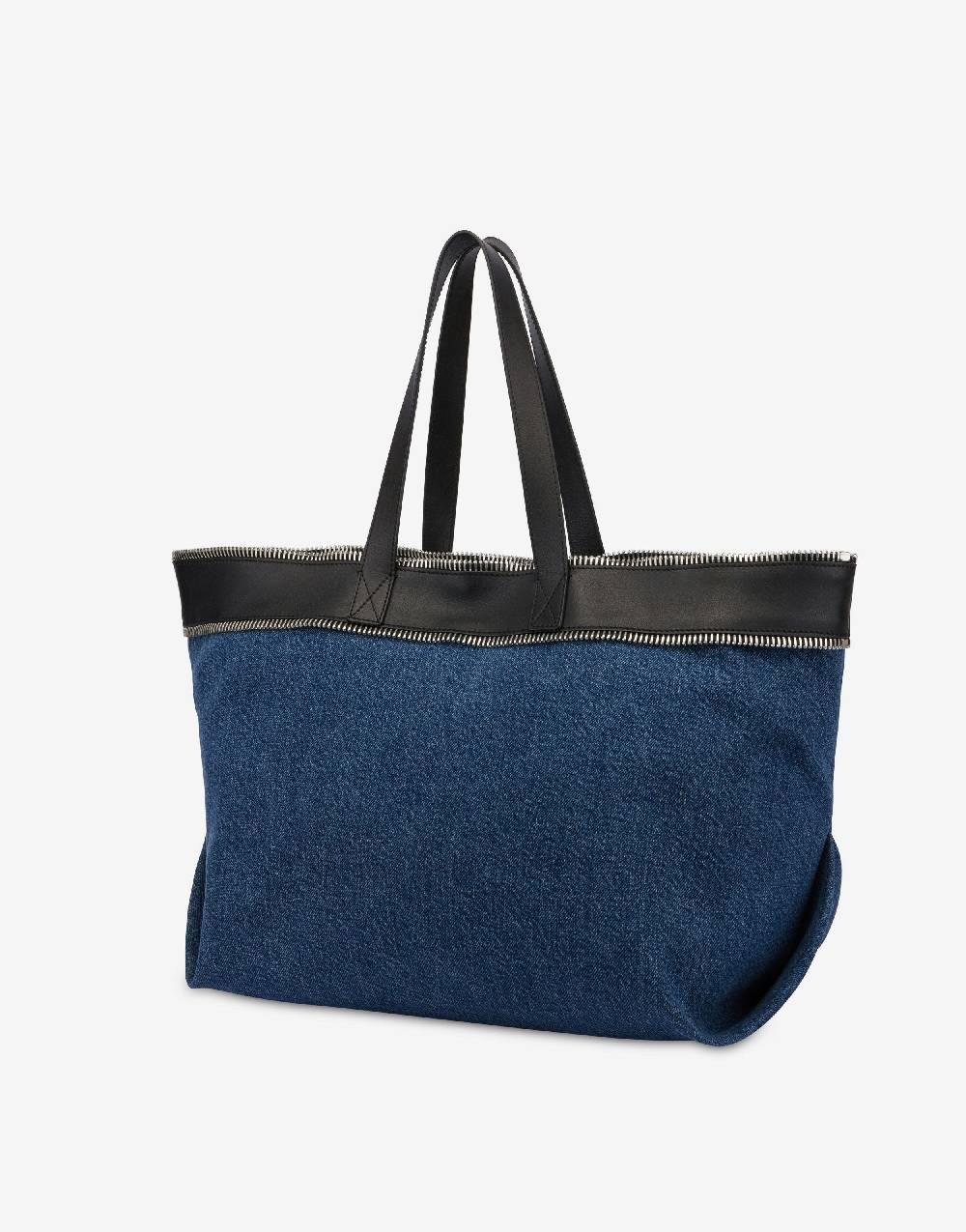 Love Moschino Shopper in denim Moschino Rider Economico
