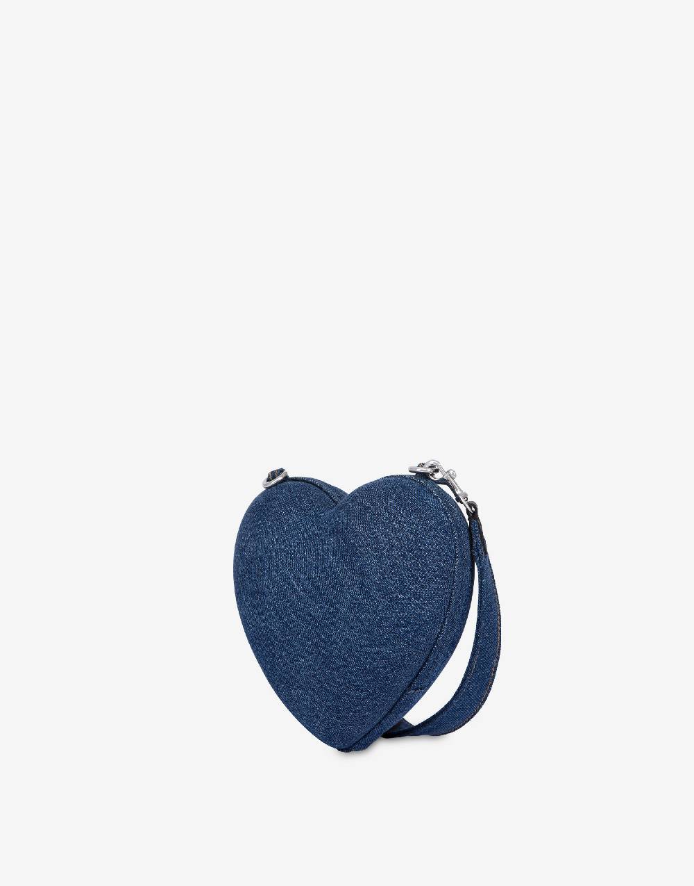 Love Moschino Moschino Heartbeat bag in denim con logo Vendite Flash