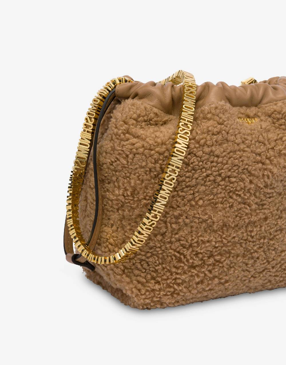 Love Moschino Borsa a secchiello Mini Lettering Vendita Economica