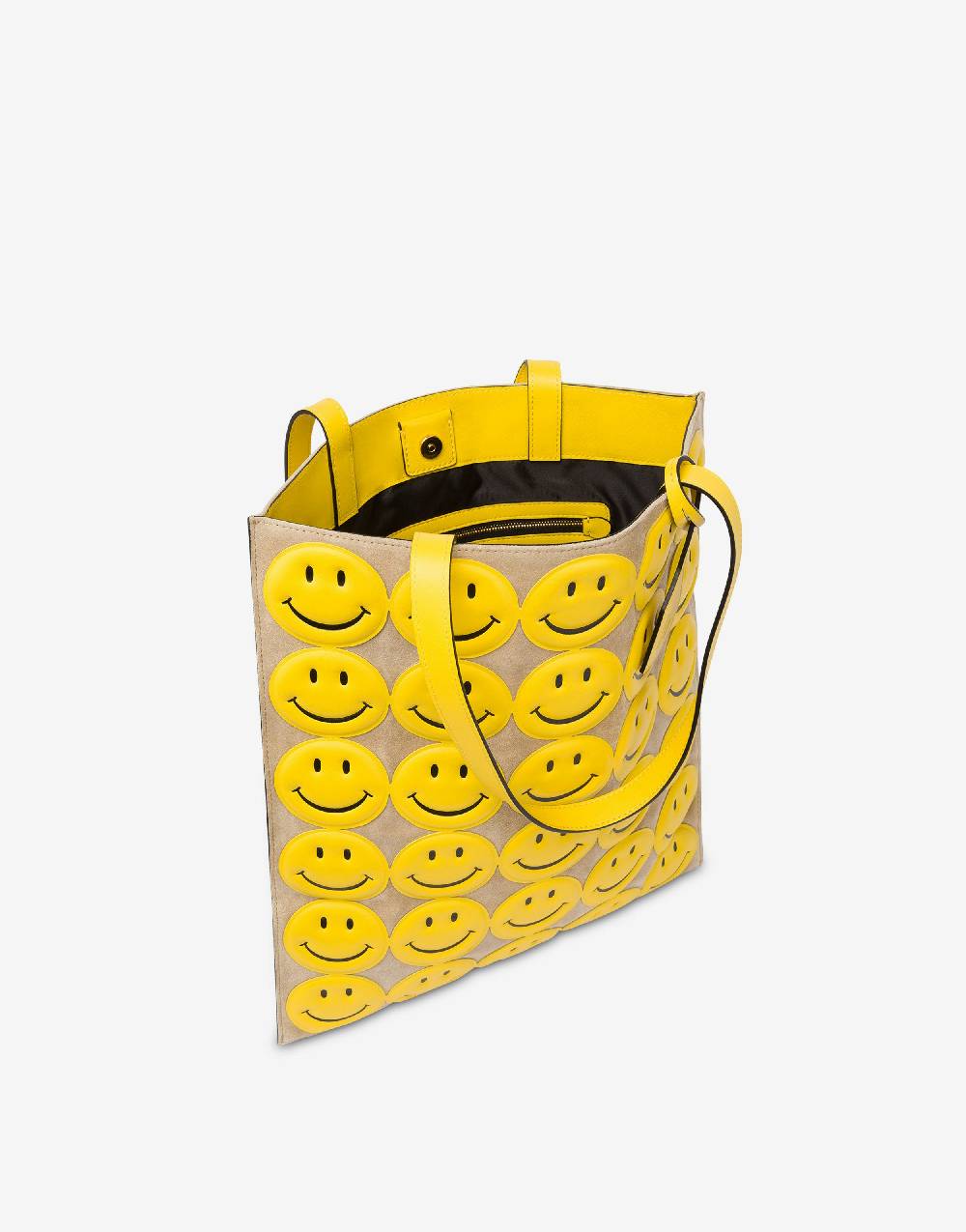 Love Moschino Shopper in crosta Allover Smiley® Moda