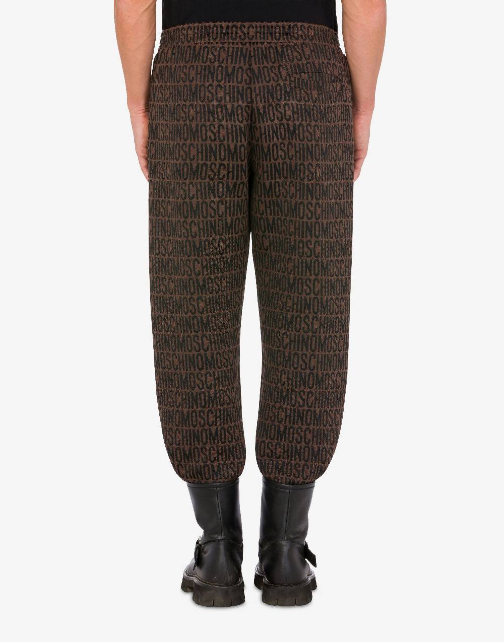 Love Moschino Jogging in felpa jacquard Allover Logo Qualità Garantita