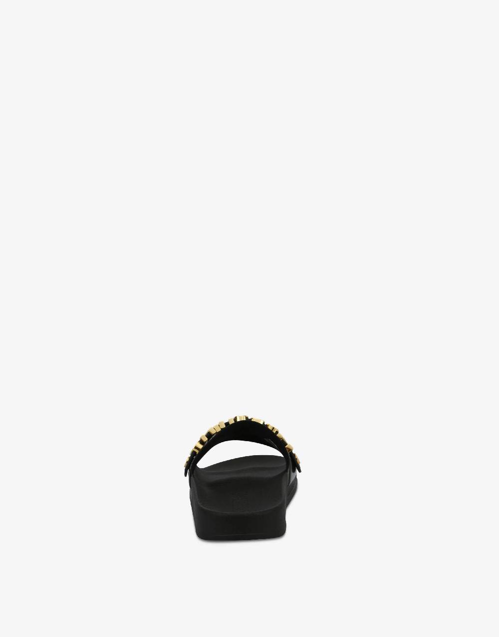 Love Moschino Slide sandal in PVC con logo Lettering Shopping Online