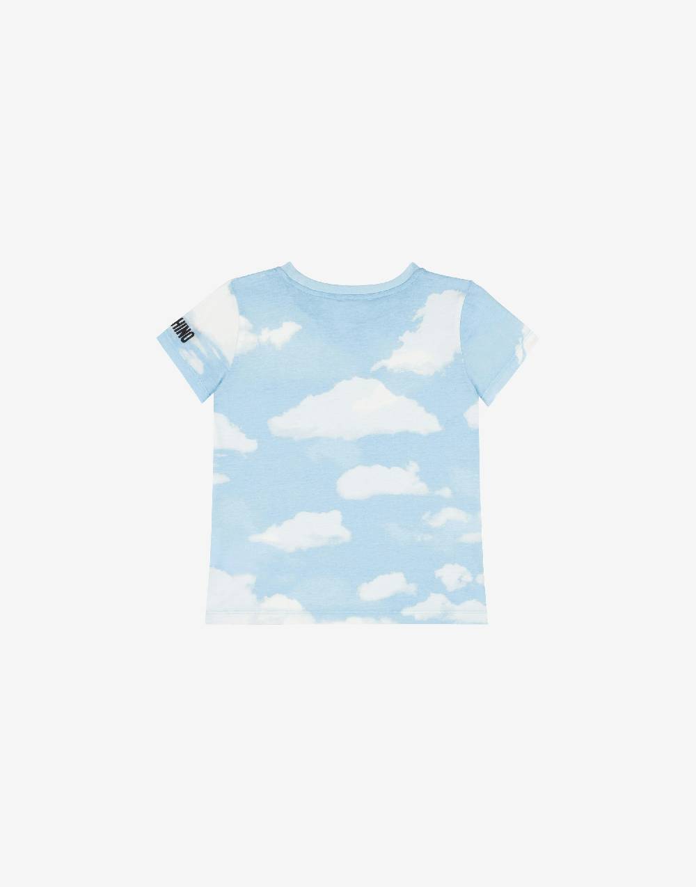 Love Moschino T-shirt in jersey Allover Clouds Online