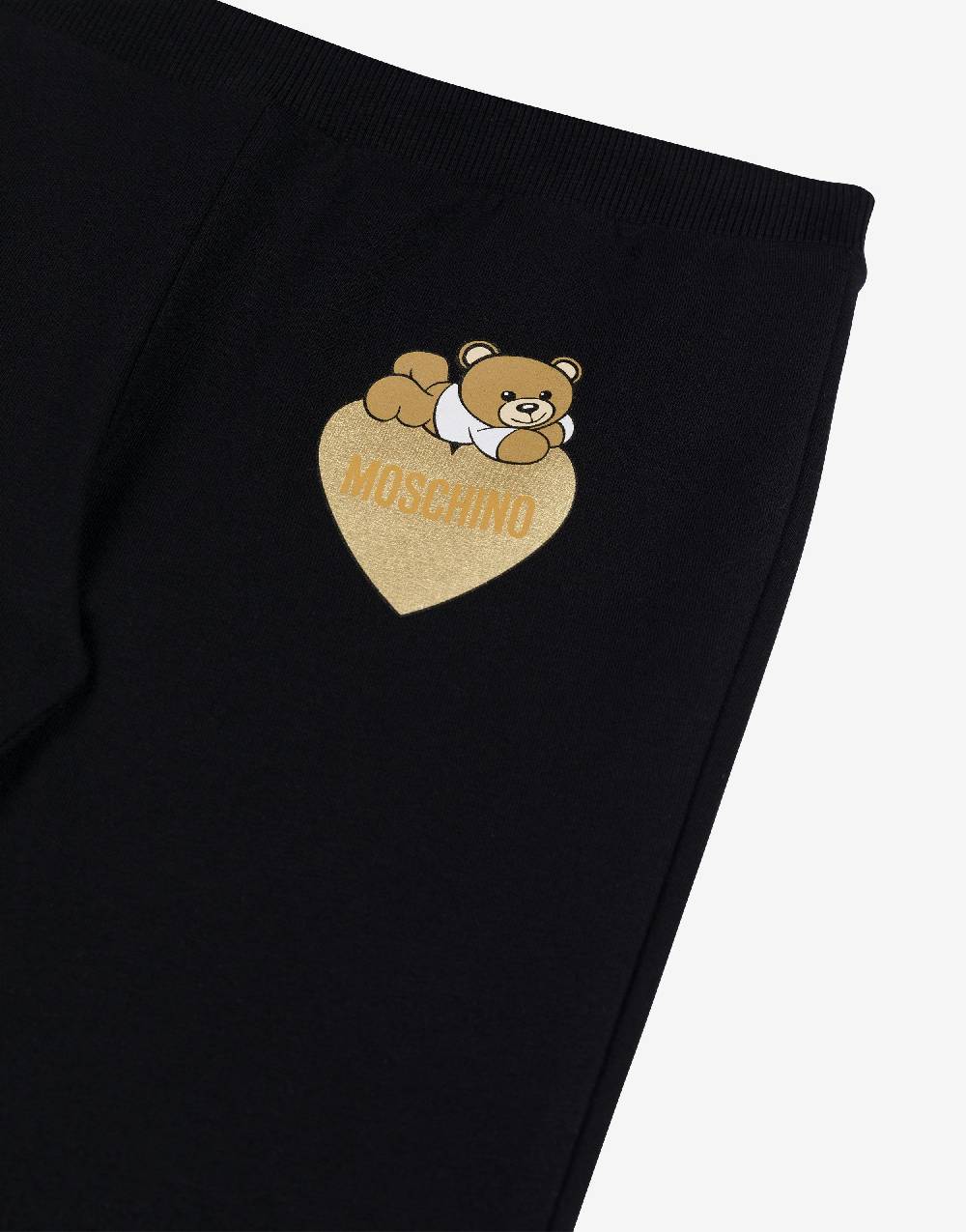 Love Moschino Pantalone flare in cotone Lovely Teddy Bear In Saldo