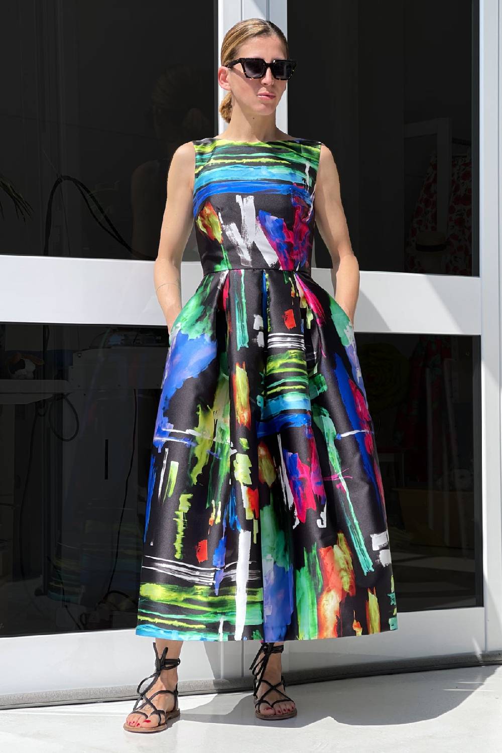 Lunatica Milano Abstract Pop Black Vendita Calda