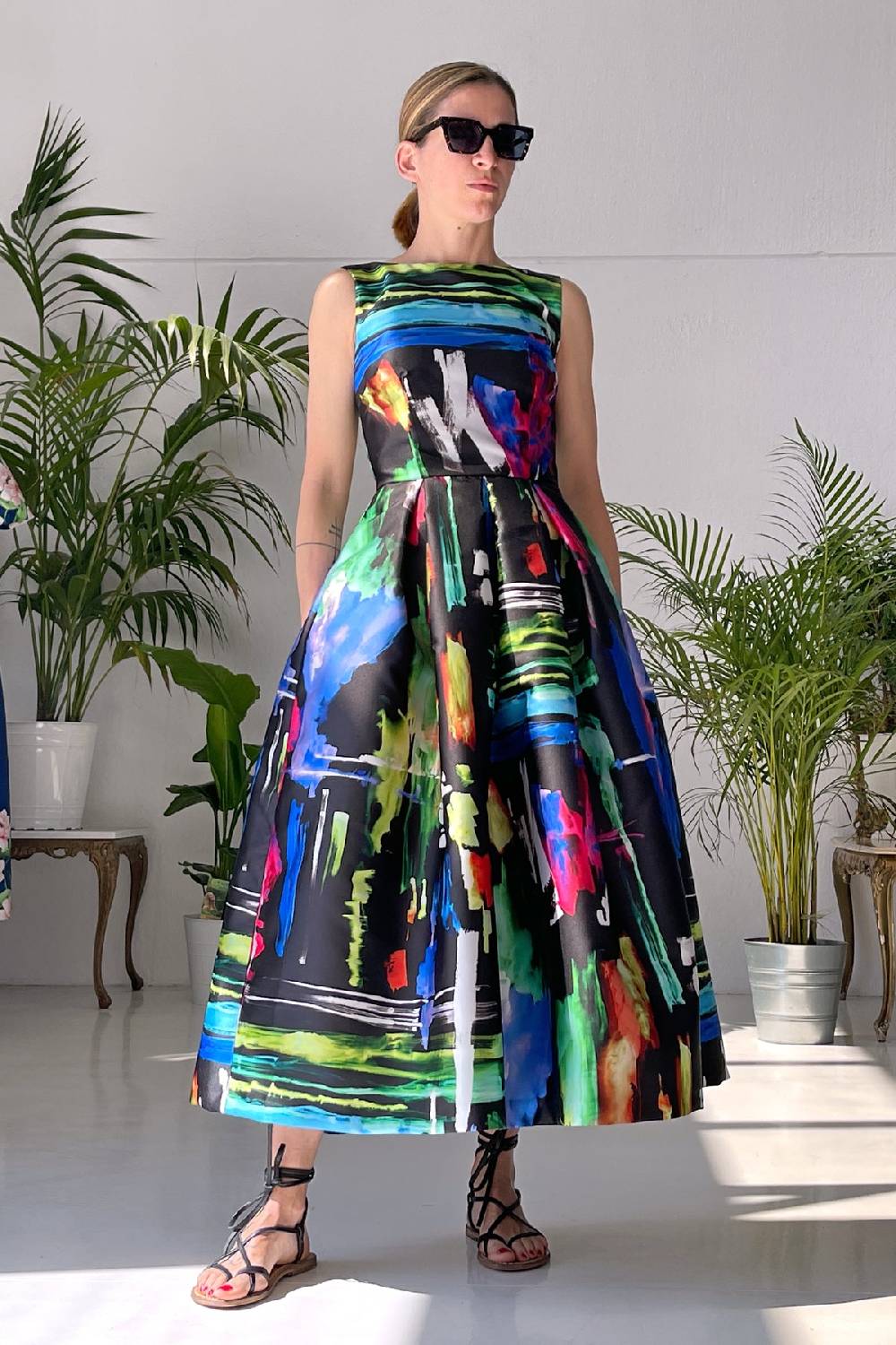 Lunatica Milano Abstract Pop Black Vendita Calda