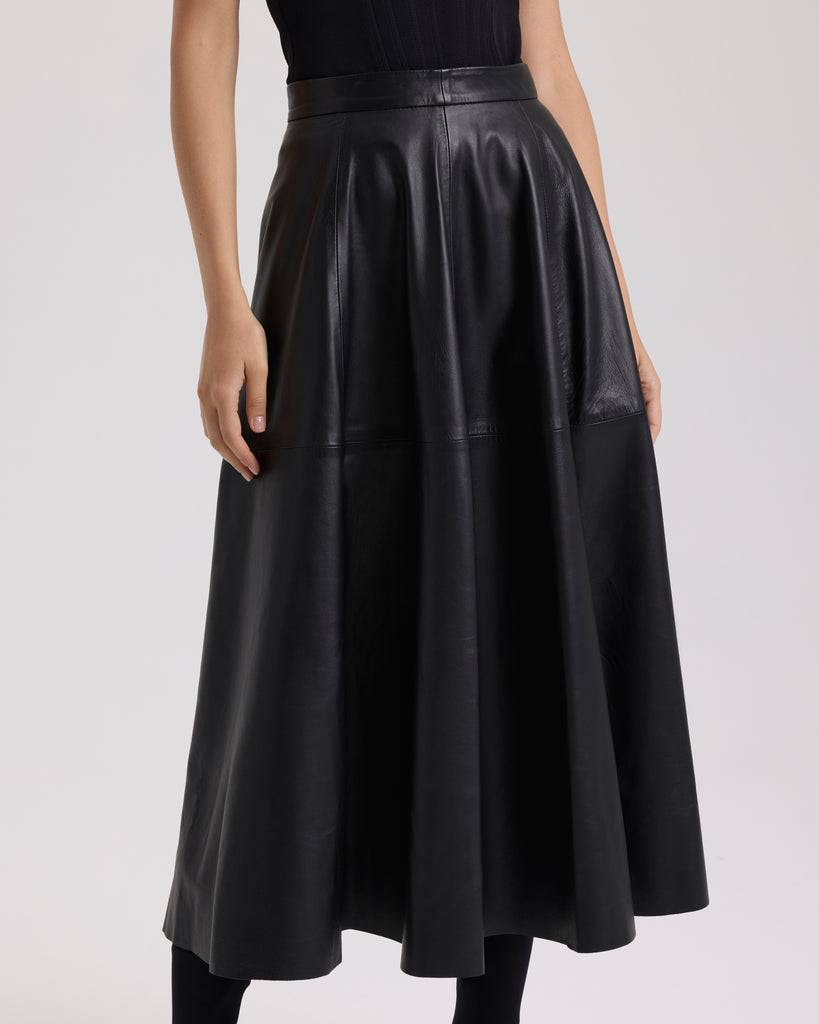 Raquel Diniz GIOVANNA LEATHER SKIRT Negozio