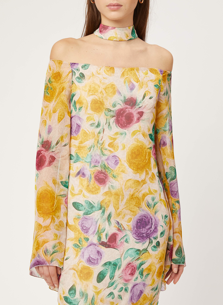 Raquel Diniz CLEO LONG DRESS Qualità