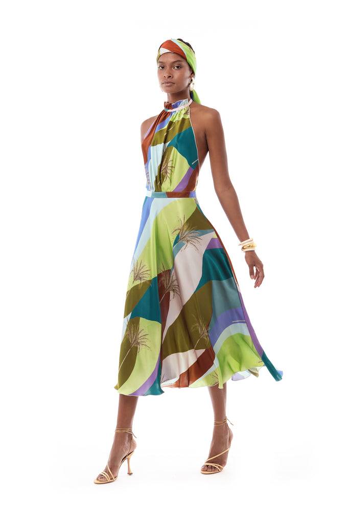 Raquel Diniz GIOVANNA MIDI DRESS Consegna Veloce