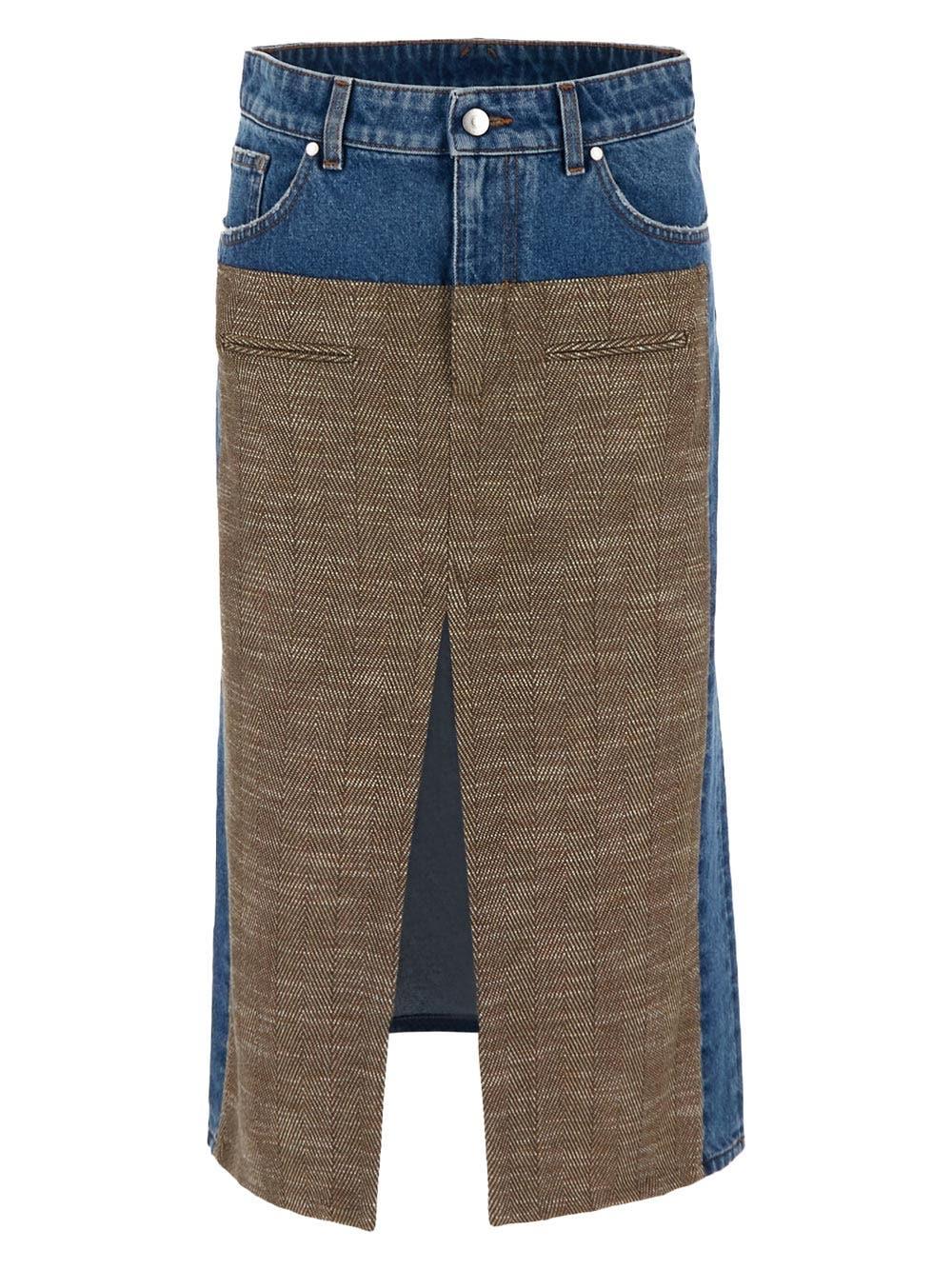 ﻿Oluxury Stella Mccartney Denim Skirt