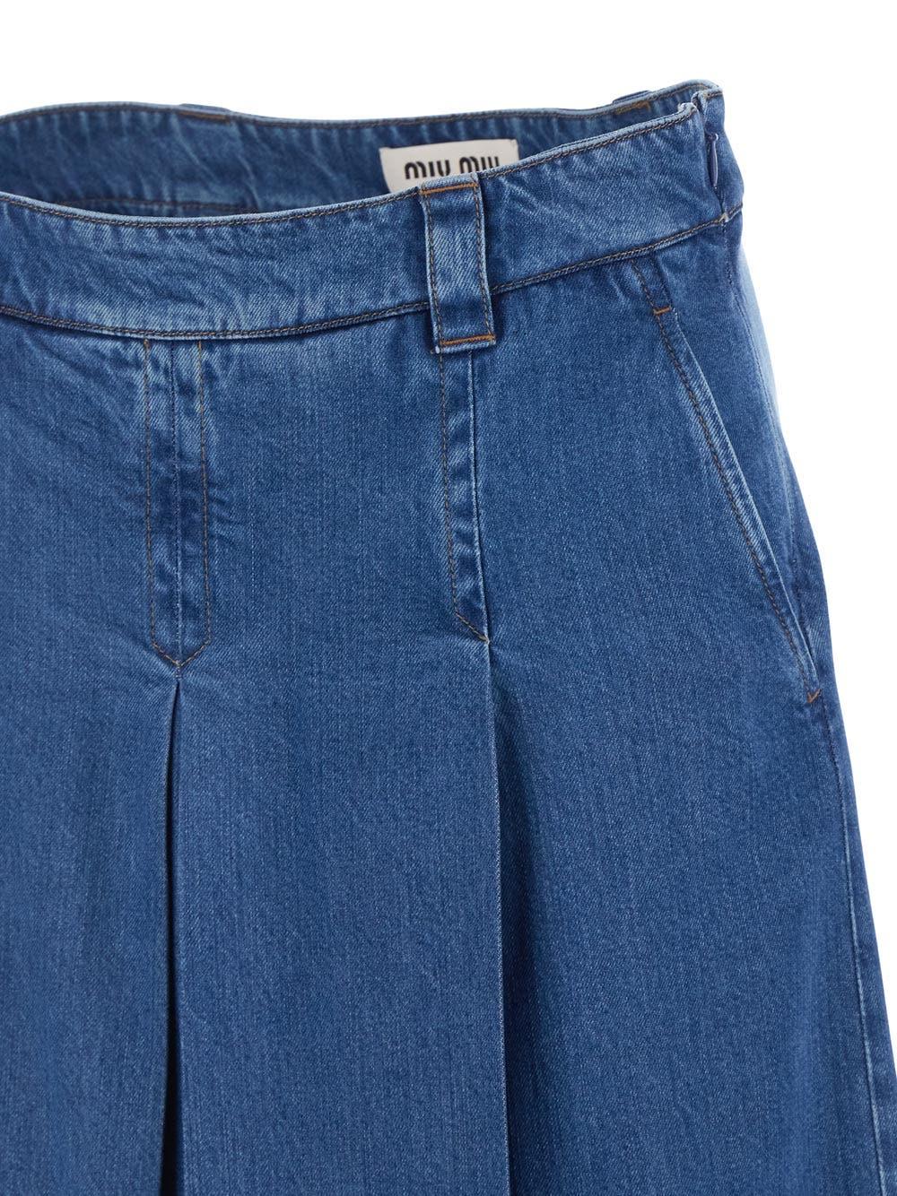 Oluxury Miu Miu Denim Skirt 2025