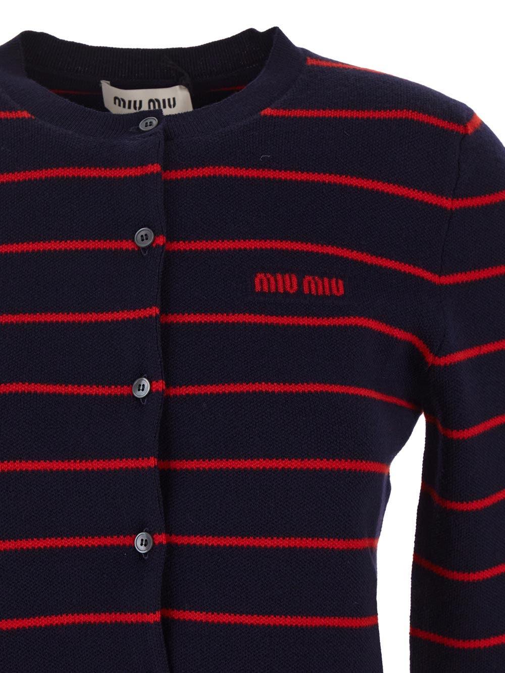 Oluxury Miu Miu Cardigan knit Qualità Garantita