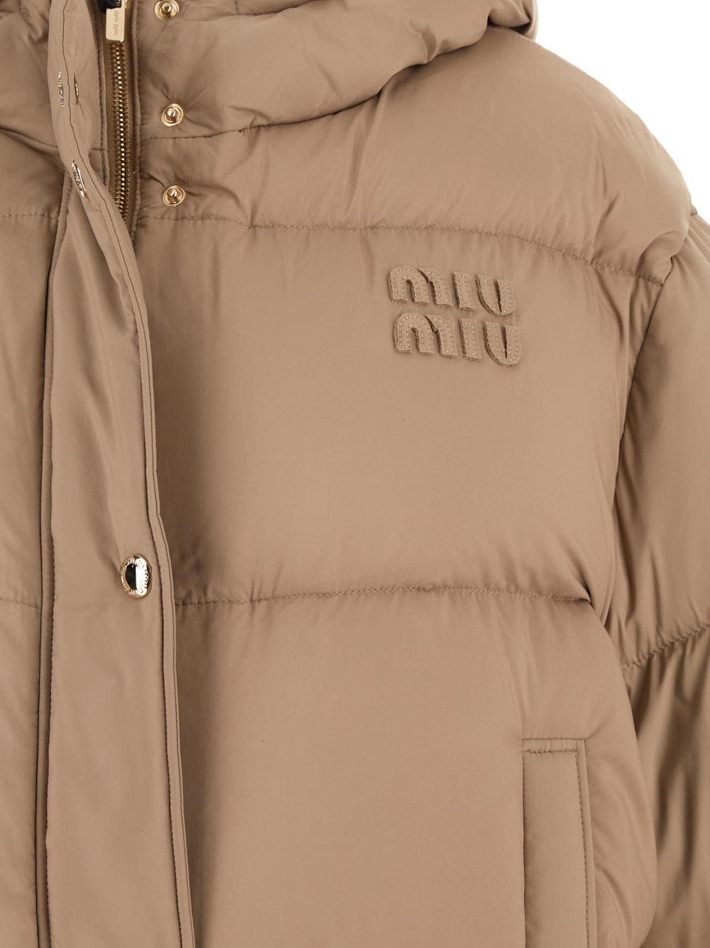 Oluxury Miu Miu Puffed Jacket Negozi Online