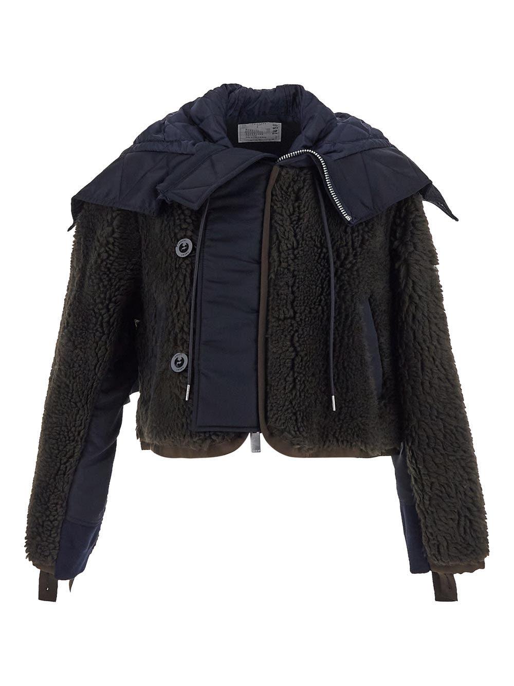 Oluxury Sacai Fur Bomber Nuovo