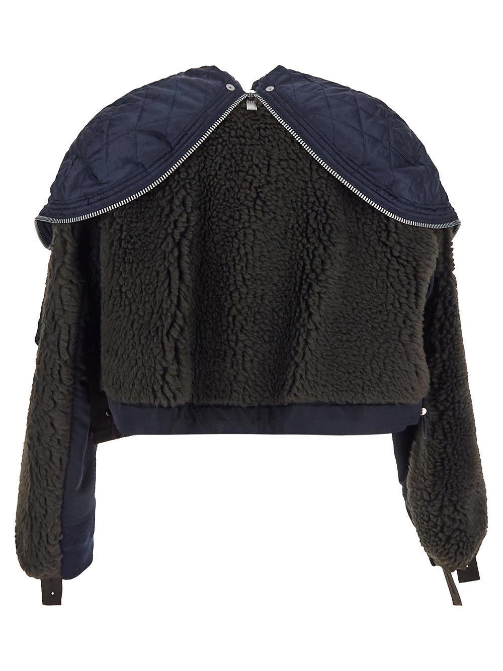 Oluxury Sacai Fur Bomber Nuovo