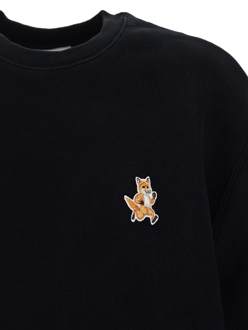 Oluxury Maison Kitsune' Fox Sweatshirt Consegna Veloce