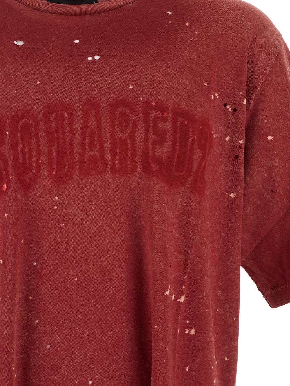 Oluxury Dsquared2 Logo T-Shirt Prezzo Ridotto