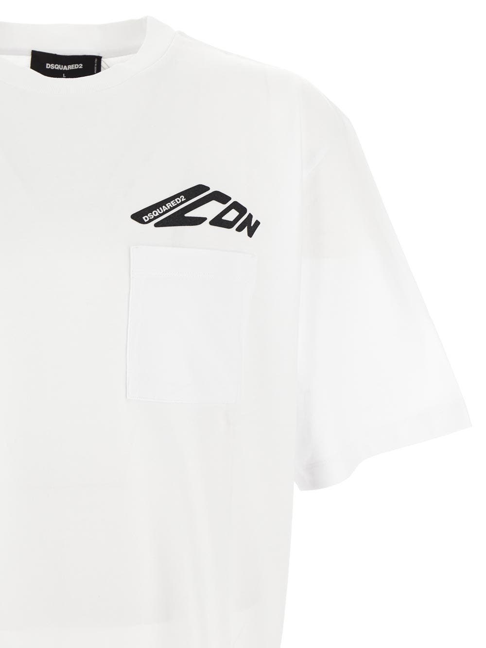 Oluxury Dsquared2 Logo T-Shirt Convenienza