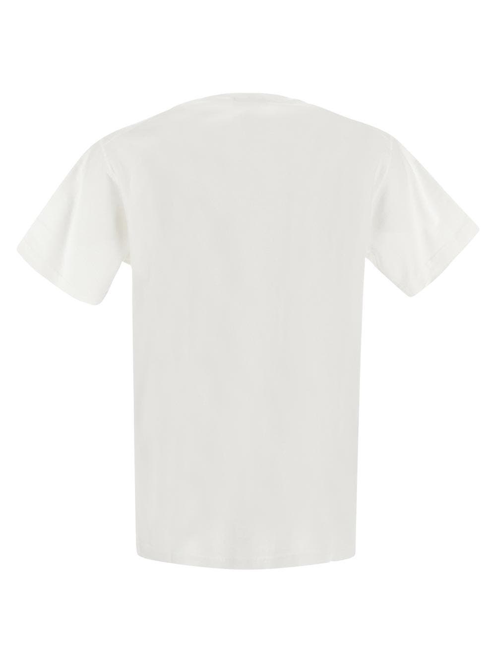 Oluxury Stone Island Logo T-Shirt Economico