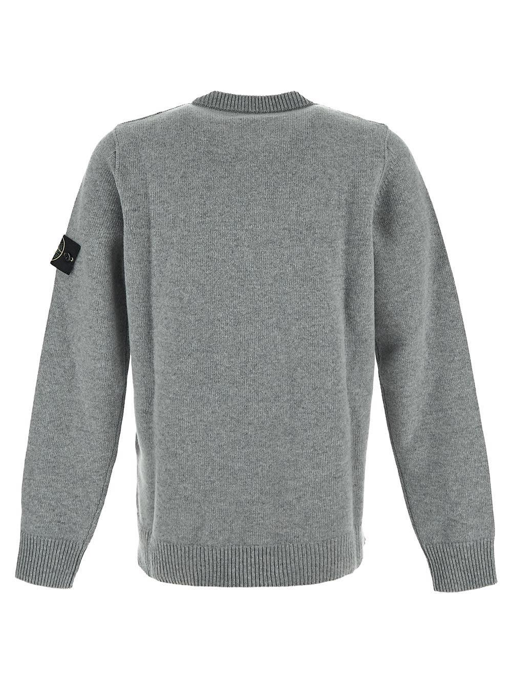 Oluxury Stone Island Logo Knit Vendite Flash