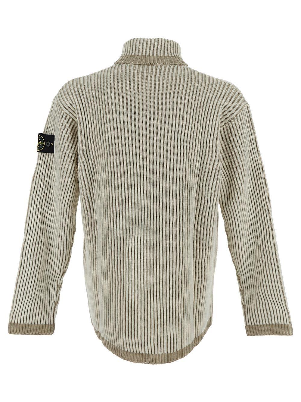 Oluxury Stone Island Ribbed Knit Negozio