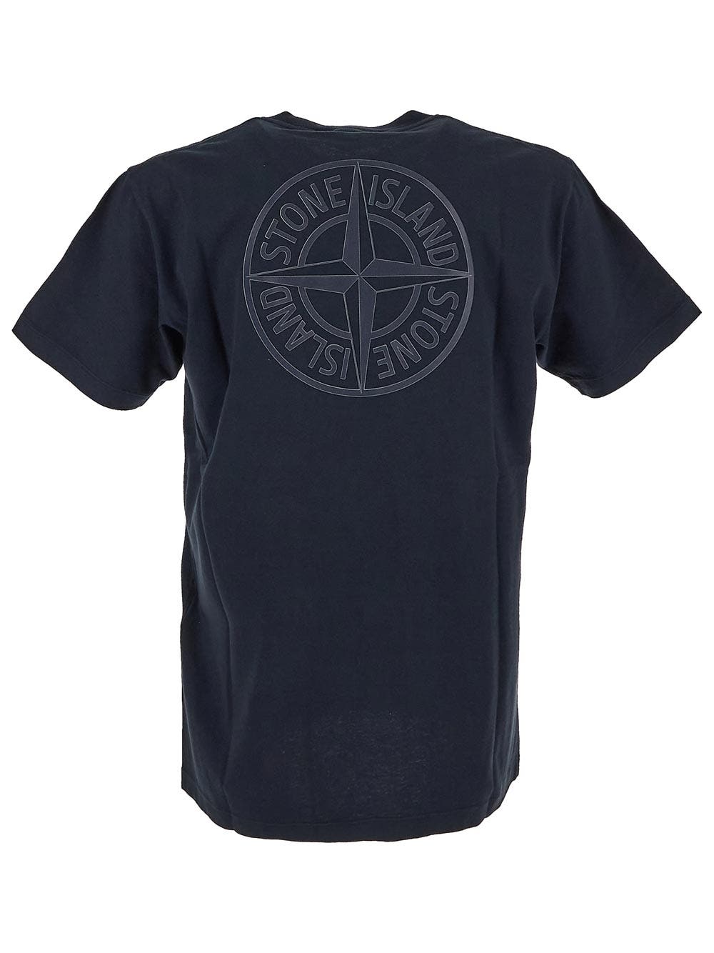 Oluxury Stone Island Logo T-Shirt In Saldo