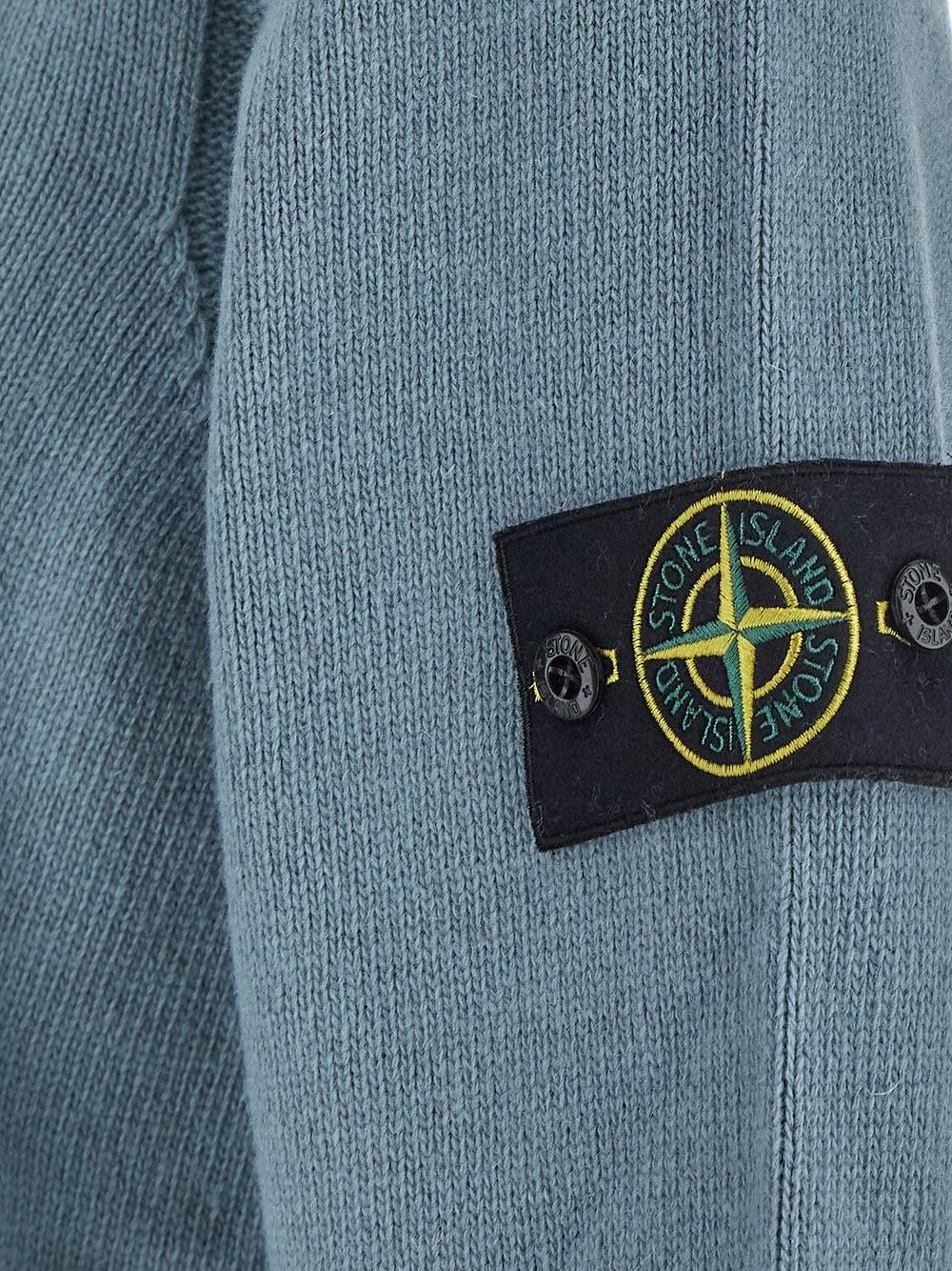 Oluxury Stone Island Logo Knit Nuova
