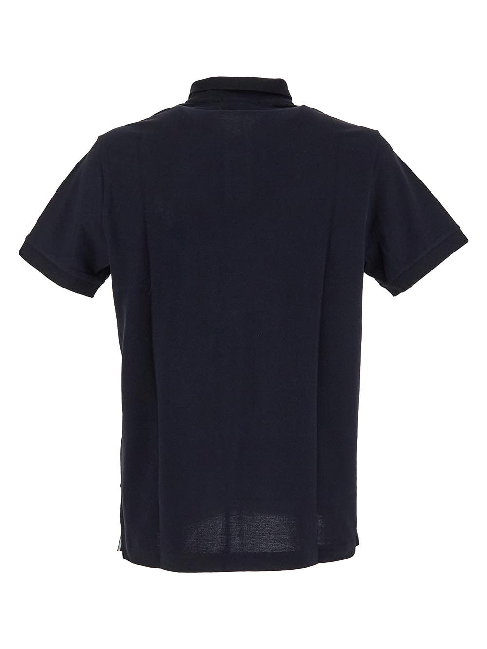 Oluxury Stone Island Logoed Polo In Linea