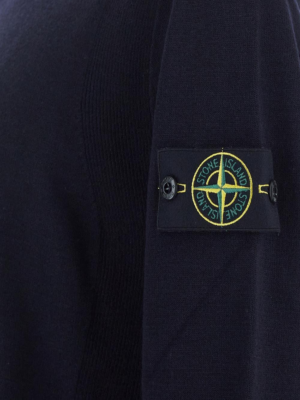 Oluxury Stone Island Logo Knit Qualità Garantita