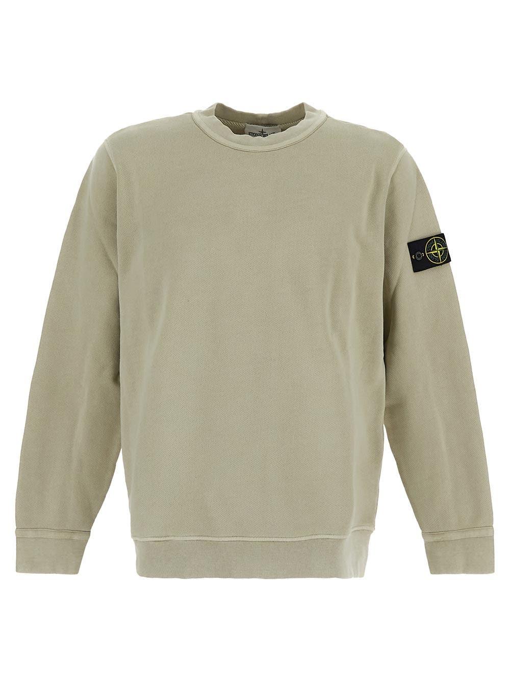 Oluxury Stone Island Logo Sweatshirt Shopping Online