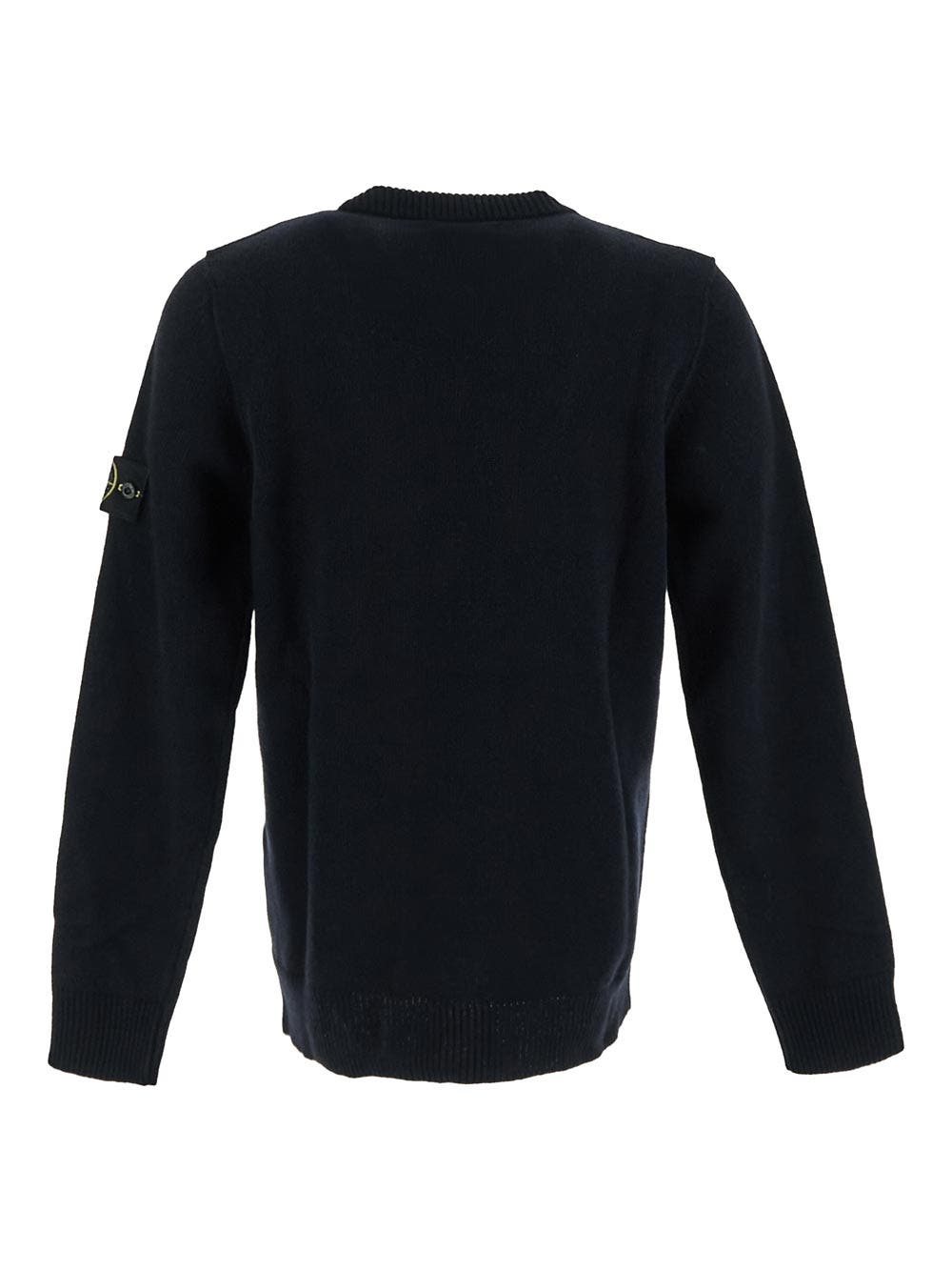 Oluxury Stone Island Logo Knit Prezzo Ridotto