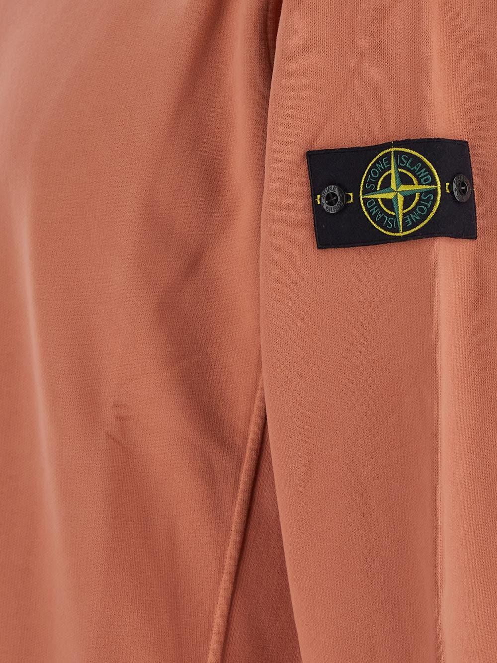 Oluxury Stone Island Logo Sweatshirt In Vendita