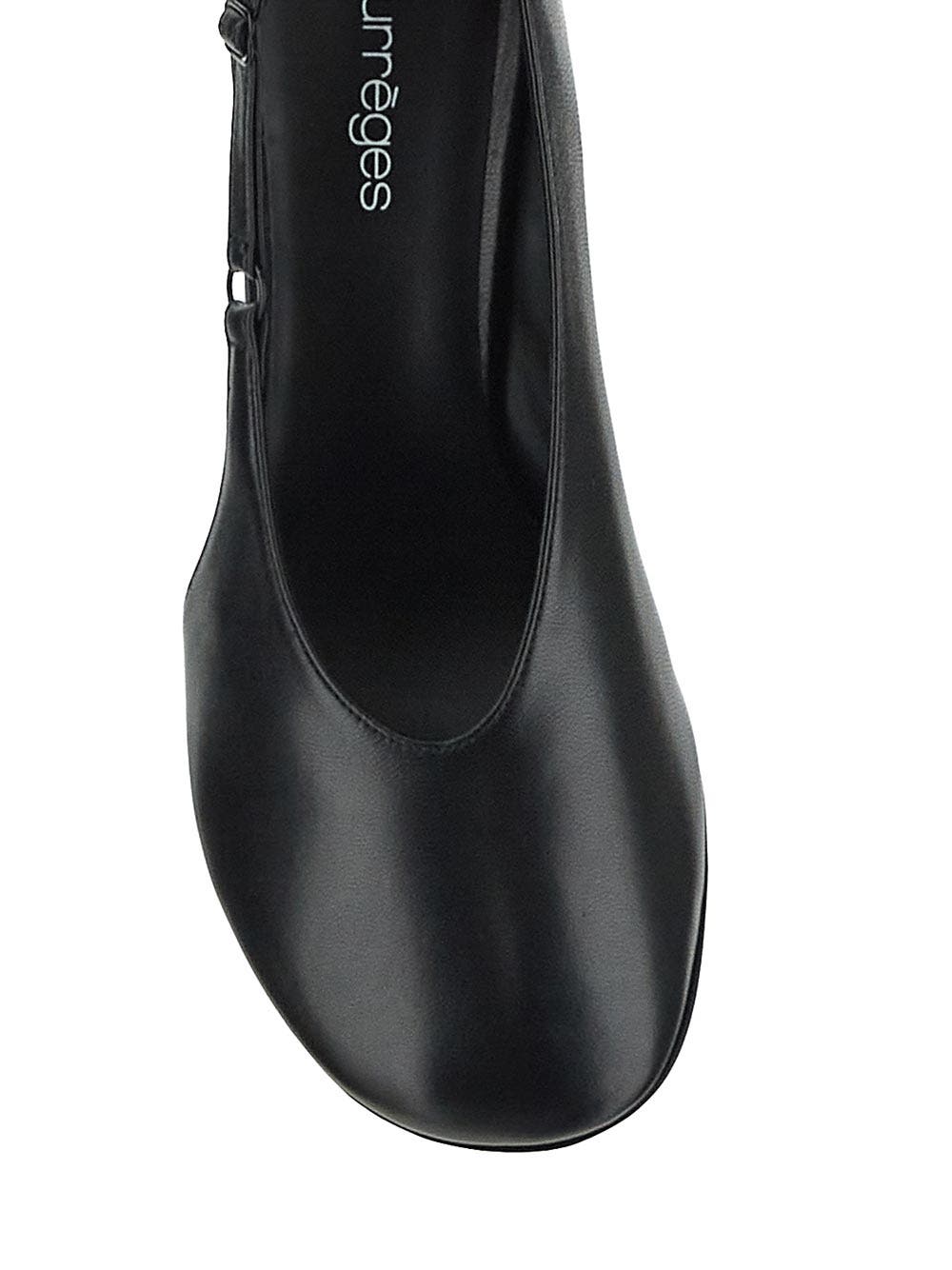 Oluxury Courreges Oblique Stiletto Shoe Saldi Di Fabbrica