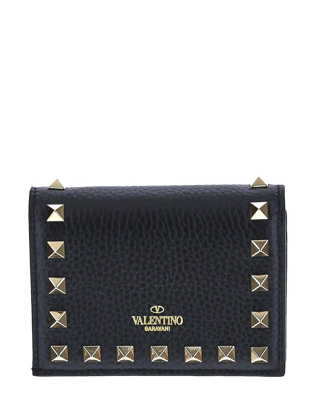 Oluxury Valentino Garavani Rockstud Wallet Italy