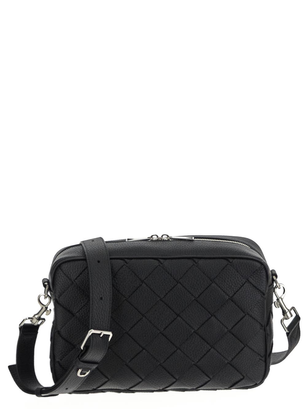 Oluxury Bottega Veneta Camera Bag Intrecciato Media
