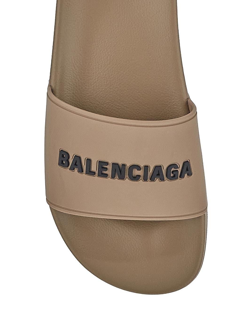 Oluxury Balenciaga Logo Slide Sconto