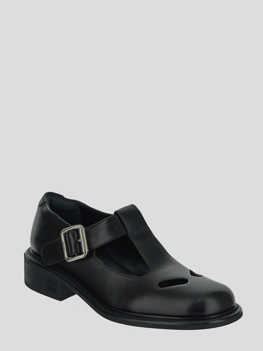 Oluxury Miu Miu T-bar shoes Vendita Calda