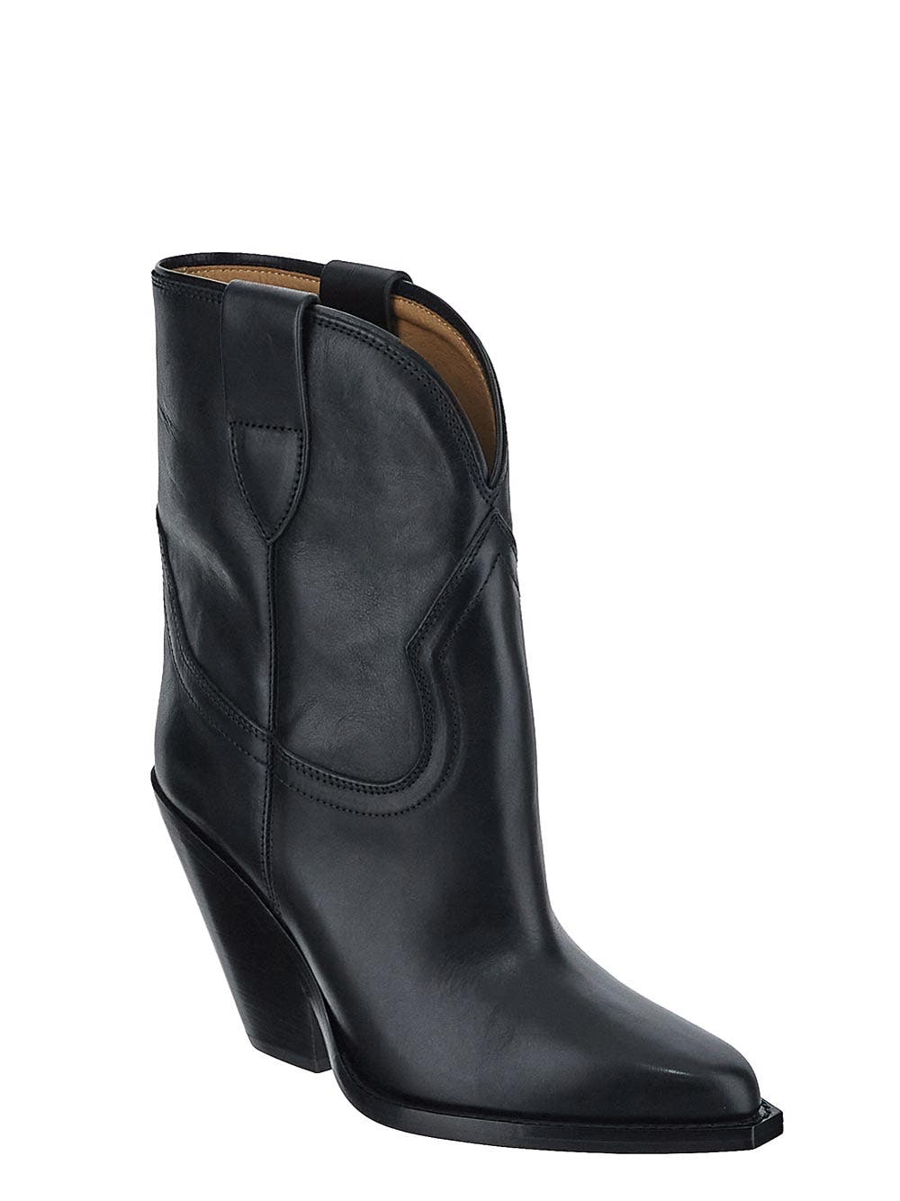 Oluxury Isabel Marant Leyane Texan Ankle Boots In Saldo