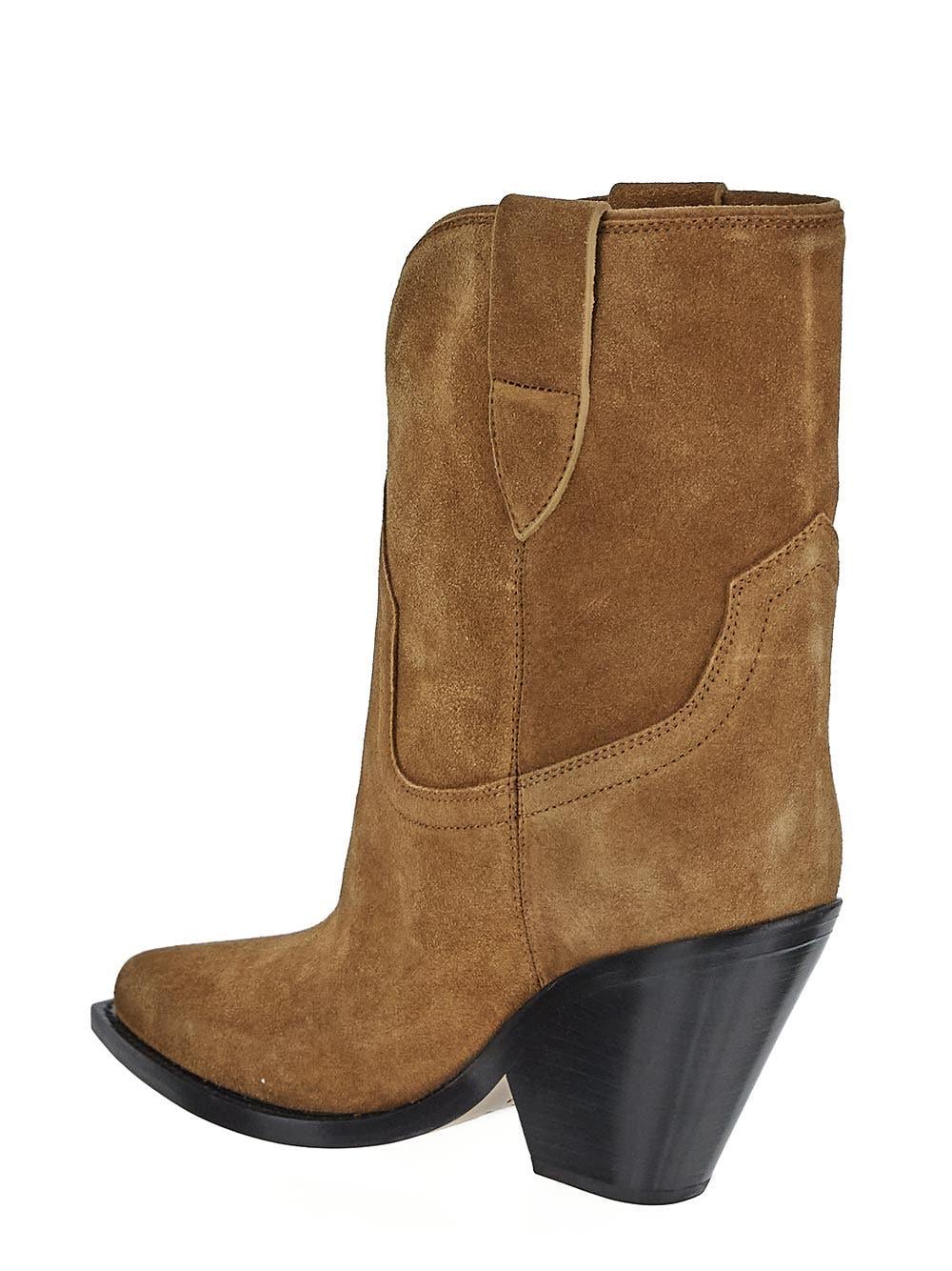 Oluxury Isabel Marant Leyane Texan Boots Nuovo