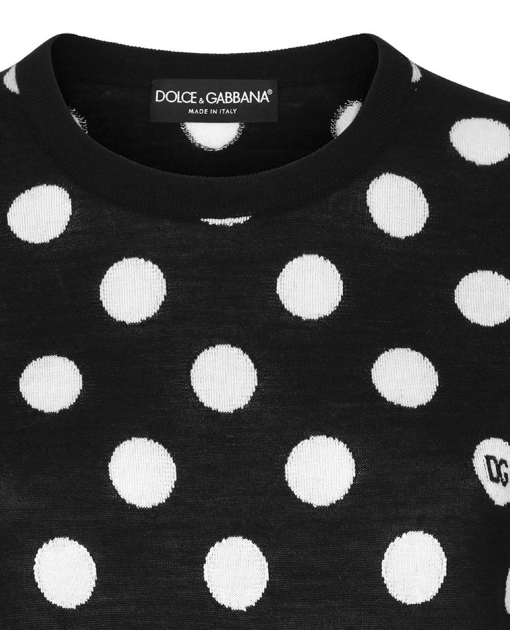 Oluxury Dolce & Gabbana Knitwear pois Vendita Economica