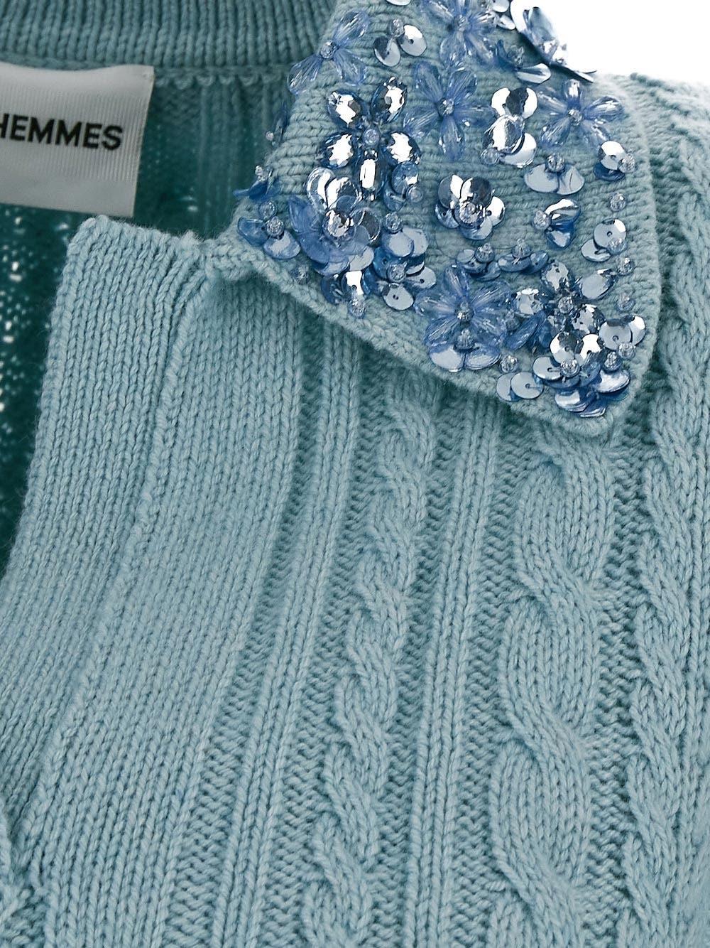 Oluxury Des Phemmes Cropped Knitted Polo Qualità Garantita
