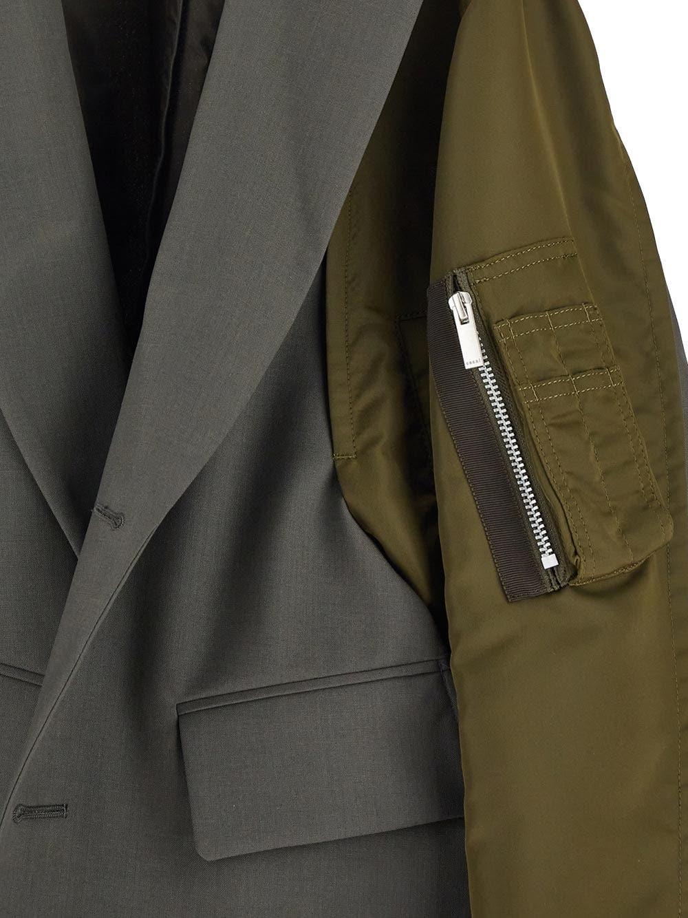 Oluxury Sacai Hybrid jacket Negozi Online