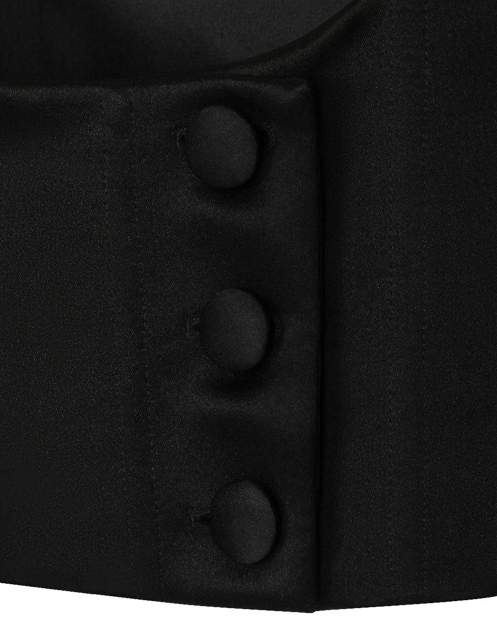 Oluxury Dolce & Gabbana Tuxedo Top vest Presa
