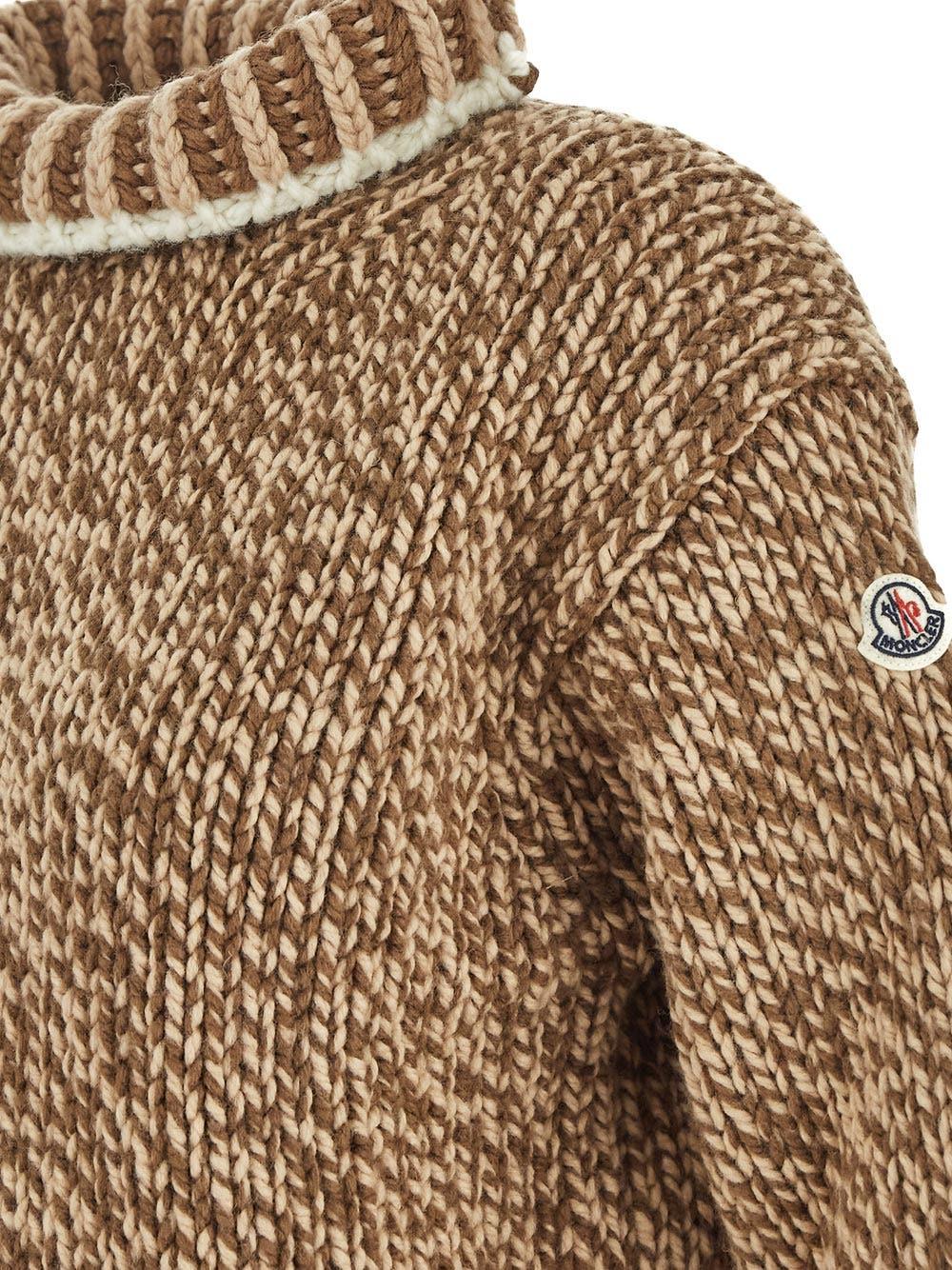 Oluxury Moncler Dolcevita Tricot Knit Vendita Economica