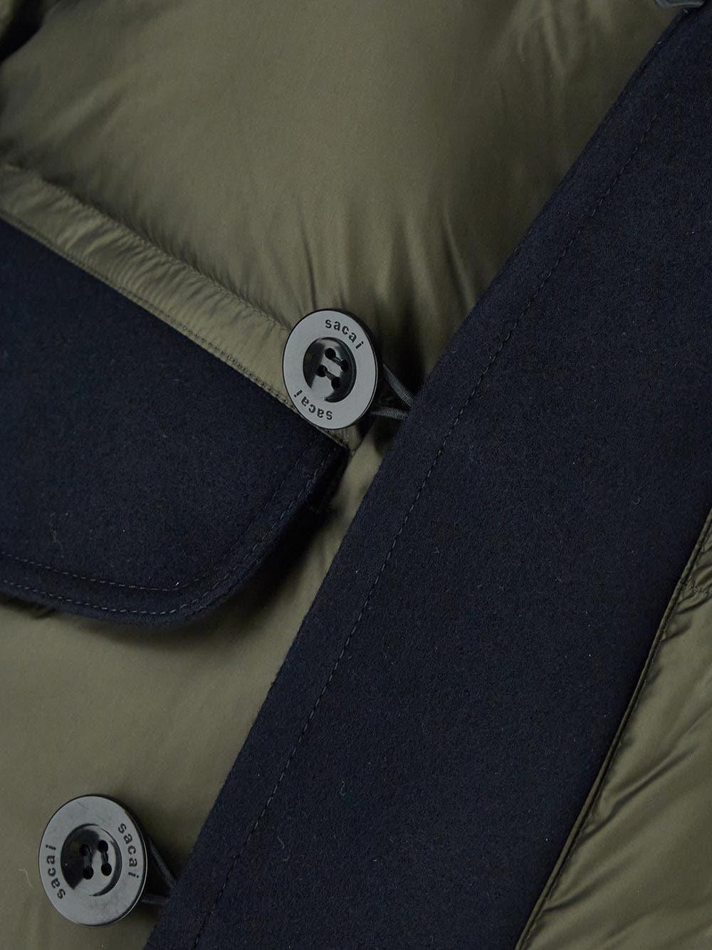 Oluxury Sacai Hybrid Coat Saldi Di Fabbrica