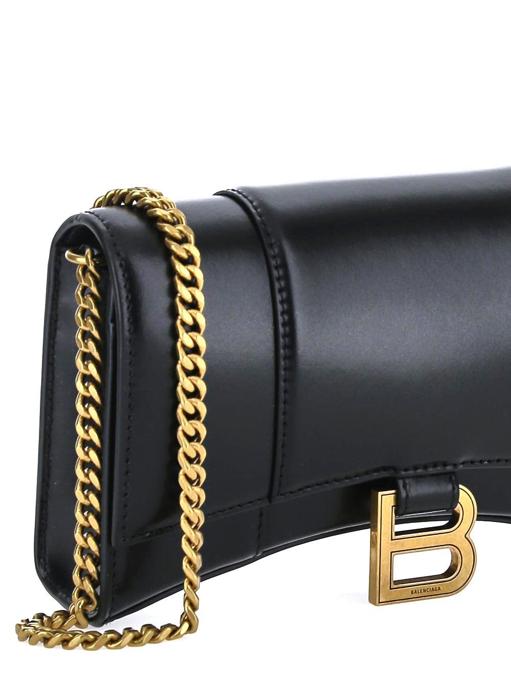 Oluxury Balenciaga Hourglass Chain Wallet Prezzo Ridotto