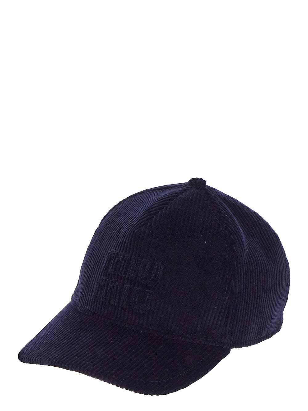 Oluxury Miu Miu Corduroy Baseball Cap Saldi Di Fabbrica